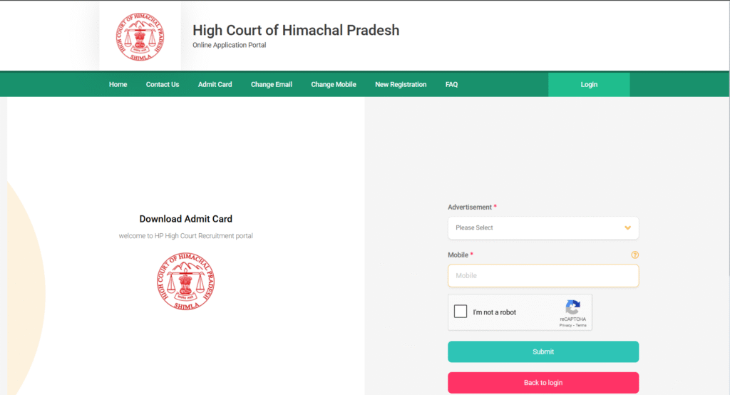 hp high court admit card 2025 out berojgarpur (b2r jobs) HP-High-Court-Admit-Card-2025