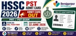 HSSC PST Admit Card 2026 Out