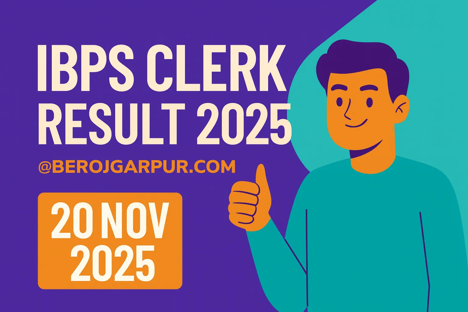 IBPS Clerk Prelims Result 2025