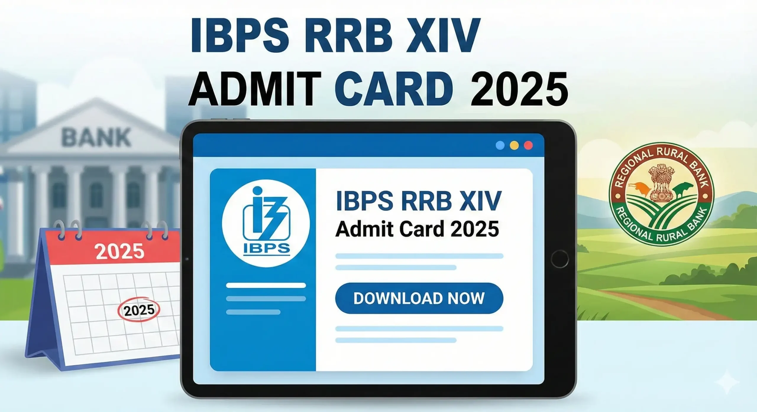 ibps rrb xiv admit card 2025 berojgarpur - b2r - rojgarpur IBPS RRB XIV Admit Card 2025