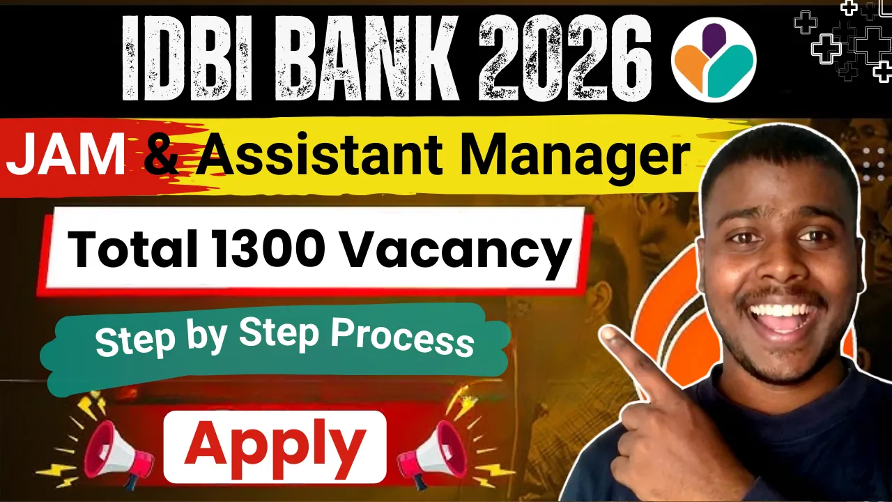 idbi bank jam recruitment 2026 berojgarpur - b2r - rojgarpur IDBI Bank JAM Recruitment 2026