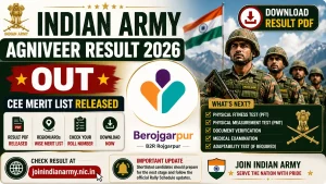 upsssc junior analyst medicine recruitment 2024: exam city berojgarpur - b2r - rojgarpur Indian Army Agniveer Result 2026 (1)