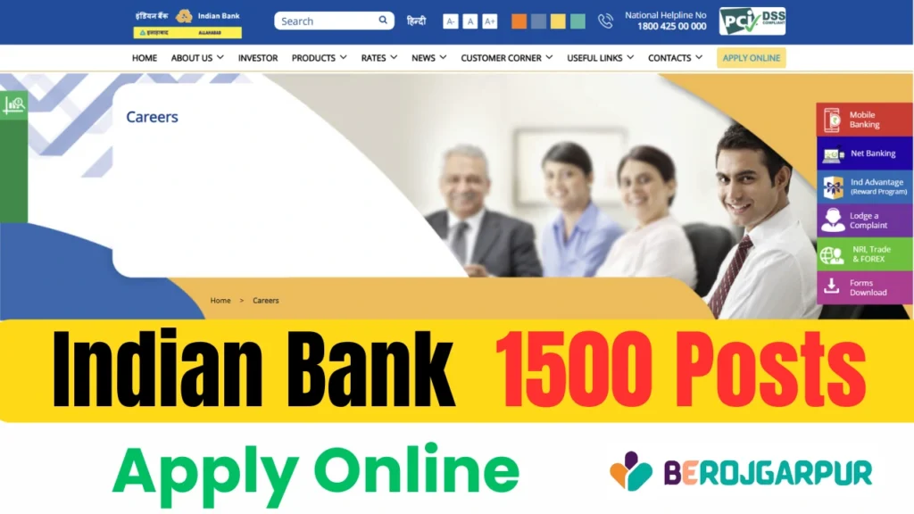 indian bank apprentices apply online form 2025 berojgarpur (b2r jobs) Indian Bank Apprentices Online Form 2025