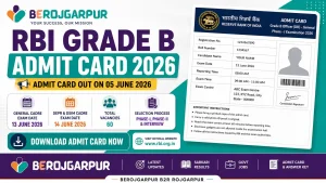 RBI Grade B Admit Card 2026 Out