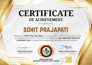 Rank10 Class10 Sohit Prajapati