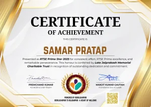 Rank3 Class10th Samar Pratap