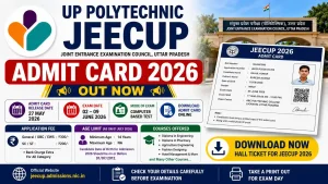 up police upp workshop hand and assistant operator 2022 exam: dv/pst admit card berojgarpur - b2r - rojgarpur UP Polytechnic JEECUP Admit Card 2026