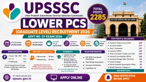UPSSSC Lower PCS Recruitment 2026