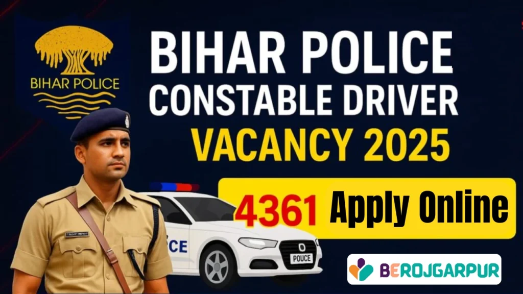 bihar police constable driver online form 2025 berojgarpur (b2r jobs) bihar police driver vacancy 2025