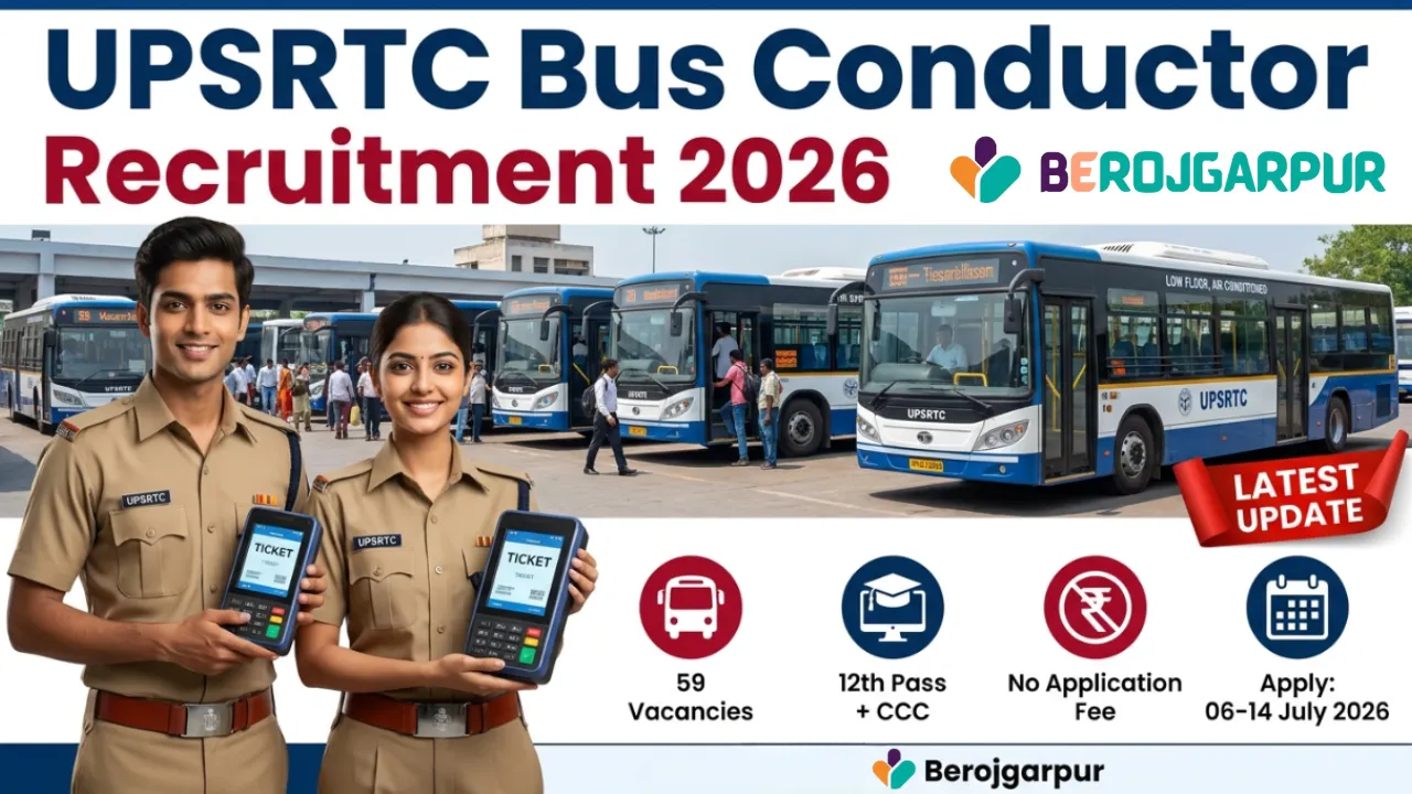 upsrtc bus conductor recruitment 2026
